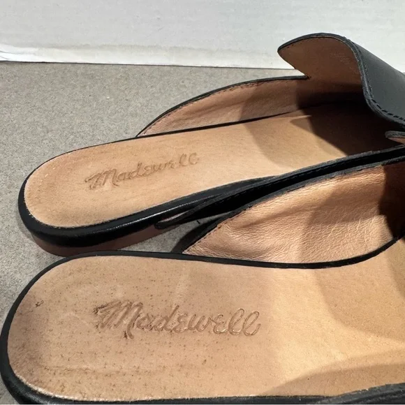 Madewell Women’s Black The Francis Skimmer Mules Flats Size 7.5 - Picture 2 of 10
